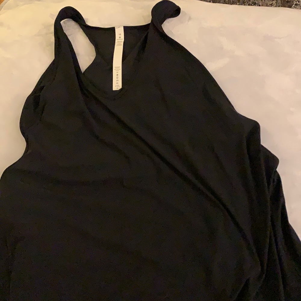 Lululemon black never work dress
